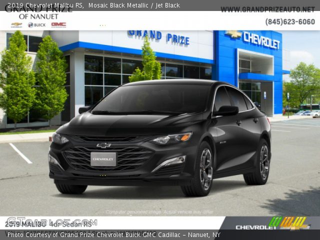 2019 Chevrolet Malibu RS in Mosaic Black Metallic