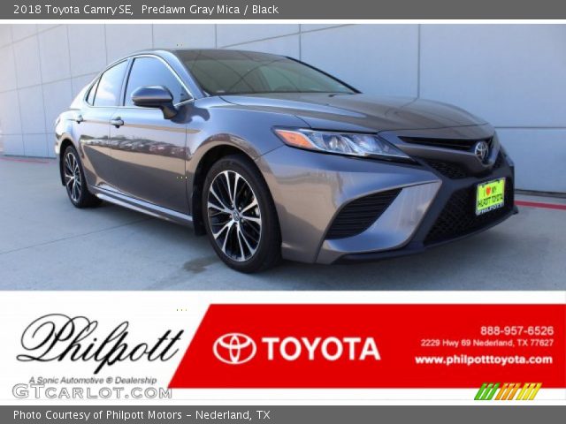 2018 Toyota Camry SE in Predawn Gray Mica