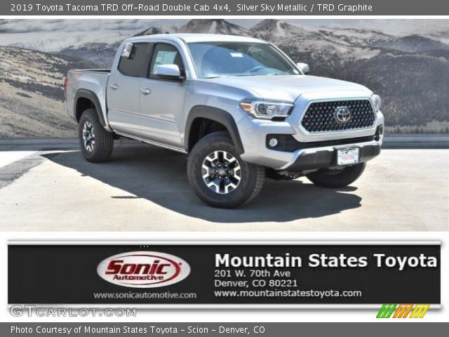 2019 Toyota Tacoma TRD Off-Road Double Cab 4x4 in Silver Sky Metallic