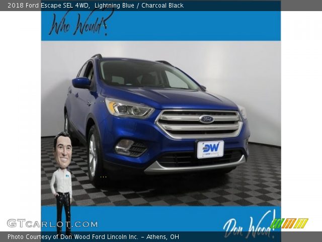 2018 Ford Escape SEL 4WD in Lightning Blue