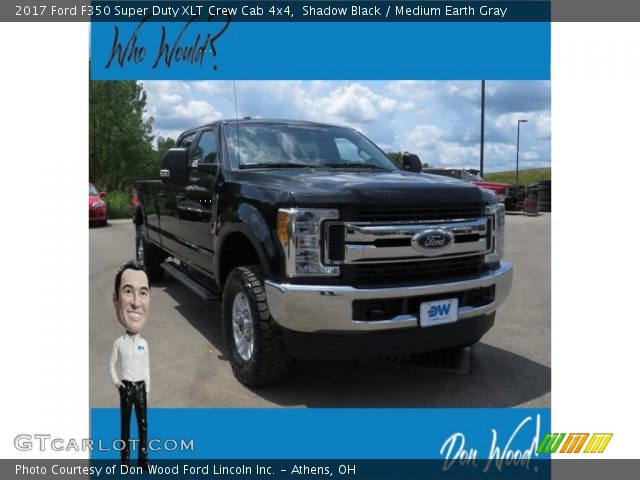 2017 Ford F350 Super Duty XLT Crew Cab 4x4 in Shadow Black