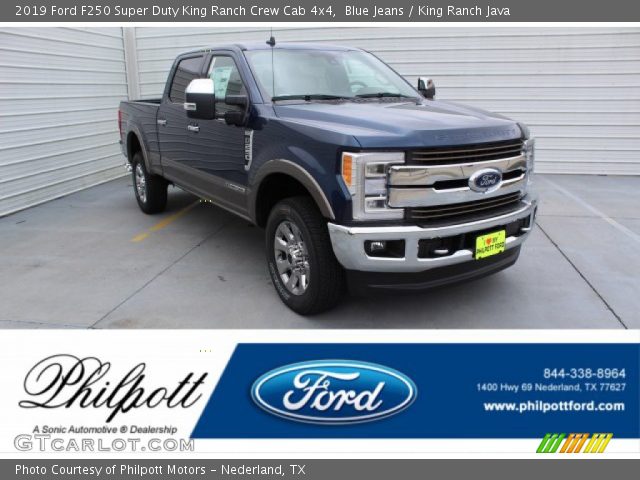 2019 Ford F250 Super Duty King Ranch Crew Cab 4x4 in Blue Jeans