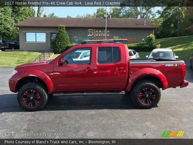 2017 Nissan Frontier Pro-4X Crew Cab 4x4 in Lava Red