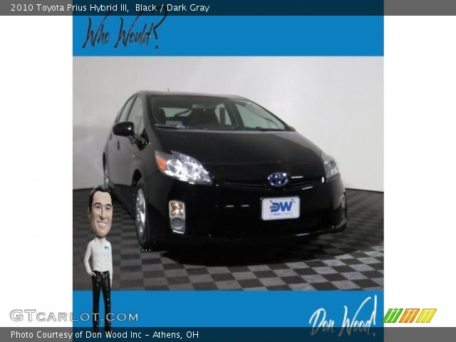 2010 Toyota Prius Hybrid III in Black