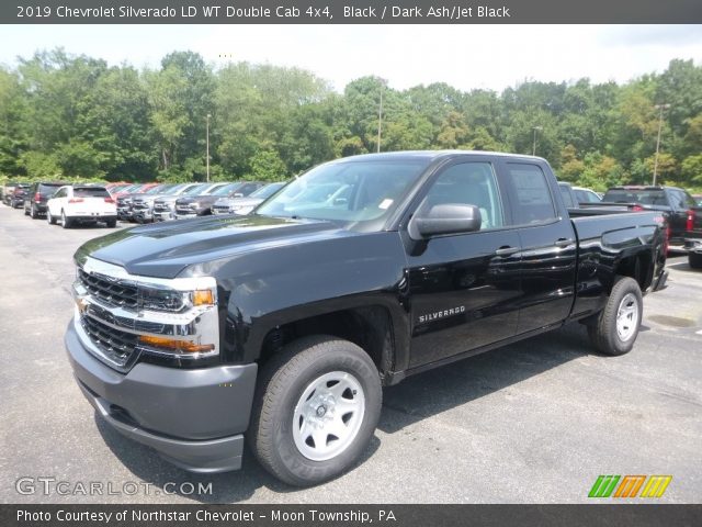 2019 Chevrolet Silverado LD WT Double Cab 4x4 in Black