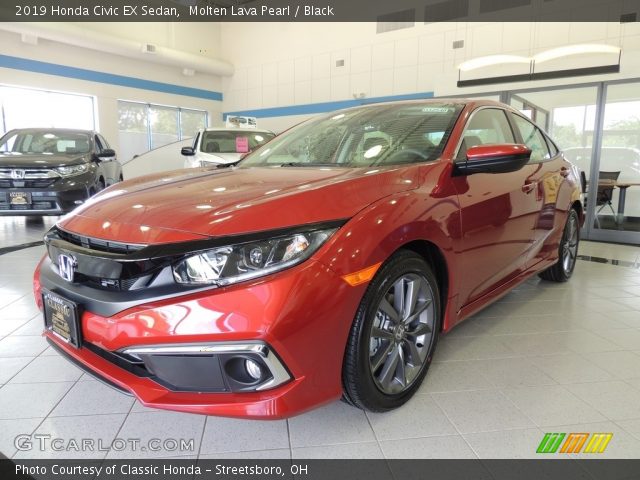 2019 Honda Civic EX Sedan in Molten Lava Pearl
