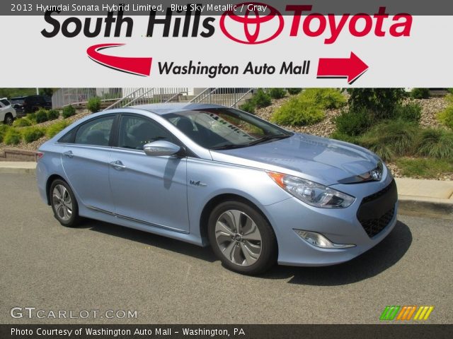 2013 Hyundai Sonata Hybrid Limited in Blue Sky Metallic