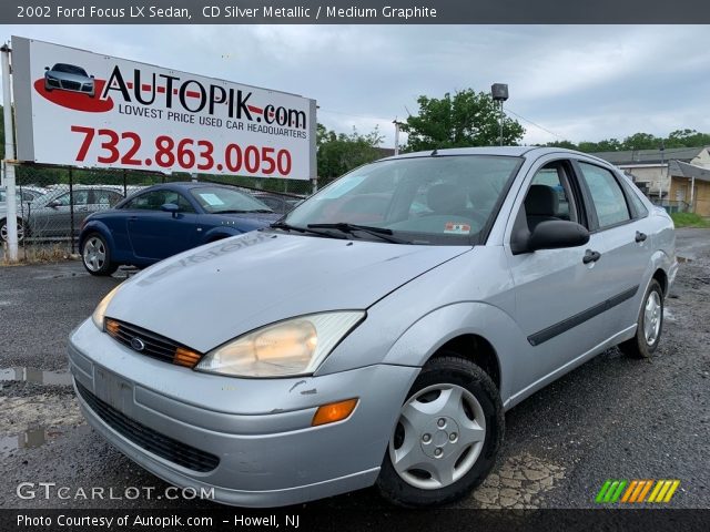 2002 Ford Focus LX Sedan in CD Silver Metallic
