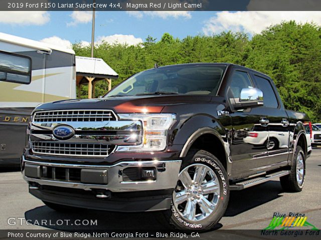 2019 Ford F150 Lariat SuperCrew 4x4 in Magma Red
