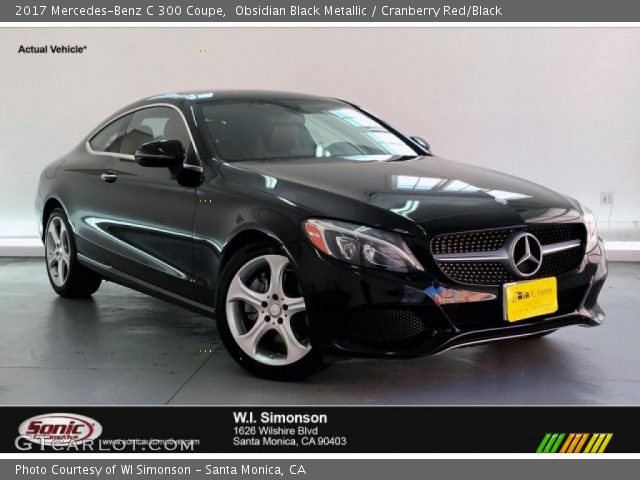 2017 Mercedes-Benz C 300 Coupe in Obsidian Black Metallic