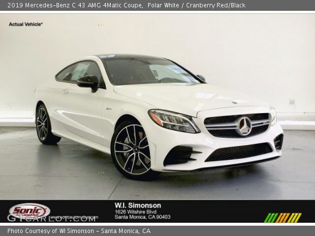2019 Mercedes-Benz C 43 AMG 4Matic Coupe in Polar White