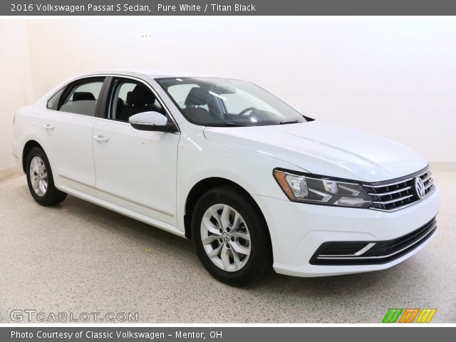 2016 Volkswagen Passat S Sedan in Pure White