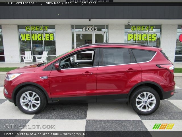 2018 Ford Escape SEL in Ruby Red