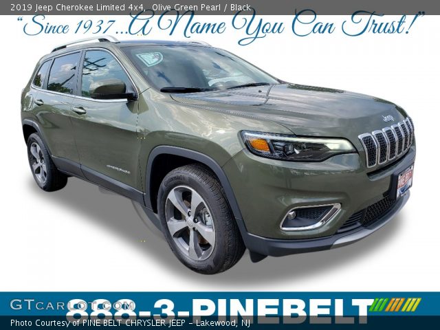2019 Jeep Cherokee Limited 4x4 in Olive Green Pearl