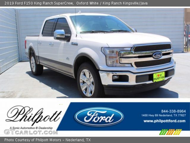 2019 Ford F150 King Ranch SuperCrew in Oxford White