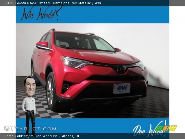 2016 Toyota RAV4 Limited in Barcelona Red Metallic