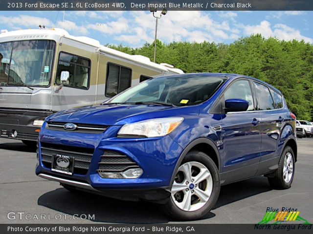 2013 Ford Escape SE 1.6L EcoBoost 4WD in Deep Impact Blue Metallic