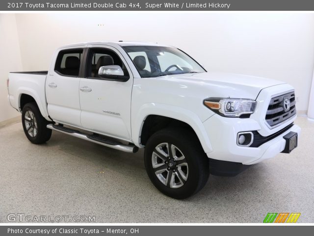 2017 Toyota Tacoma Limited Double Cab 4x4 in Super White