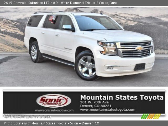 2015 Chevrolet Suburban LTZ 4WD in White Diamond Tricoat