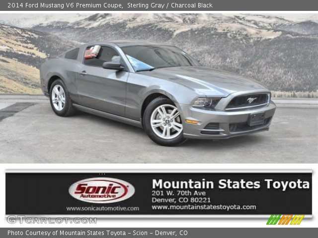 2014 Ford Mustang V6 Premium Coupe in Sterling Gray