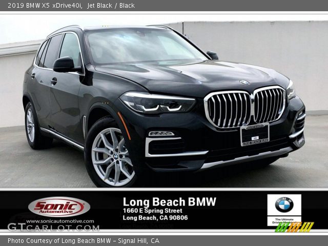 2019 BMW X5 xDrive40i in Jet Black