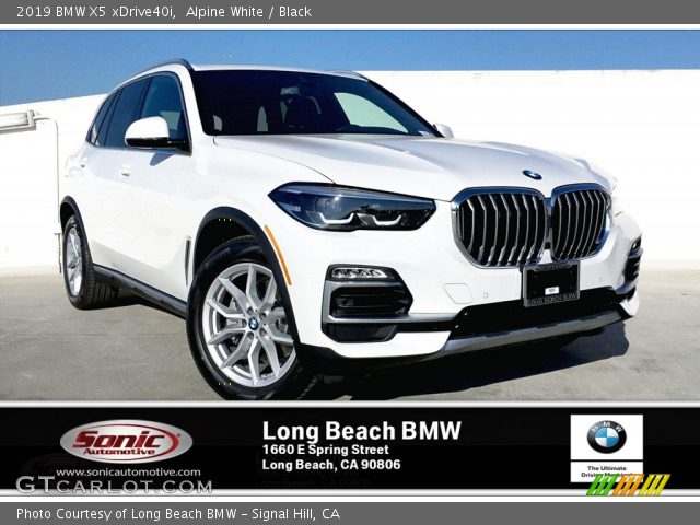 2019 BMW X5 xDrive40i in Alpine White