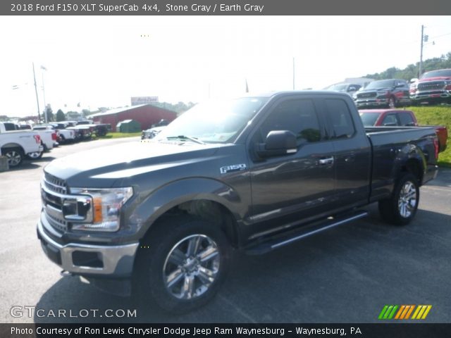 2018 Ford F150 XLT SuperCab 4x4 in Stone Gray