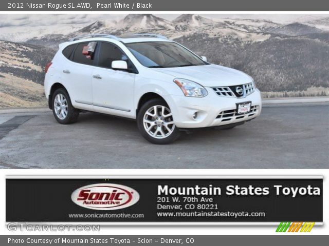 2012 Nissan Rogue SL AWD in Pearl White