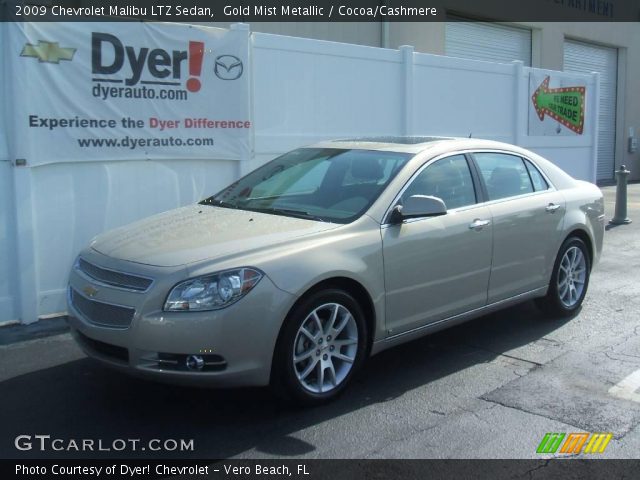 2009 Chevrolet Malibu LTZ Sedan in Gold Mist Metallic