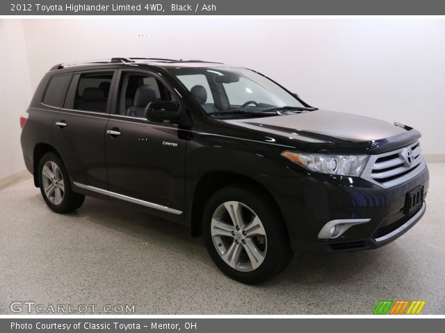 2012 Toyota Highlander Limited 4WD in Black