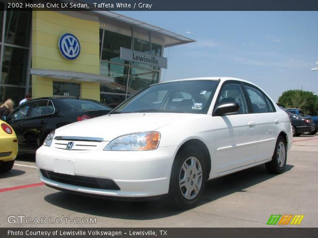 2002 Honda Civic LX Sedan in Taffeta White