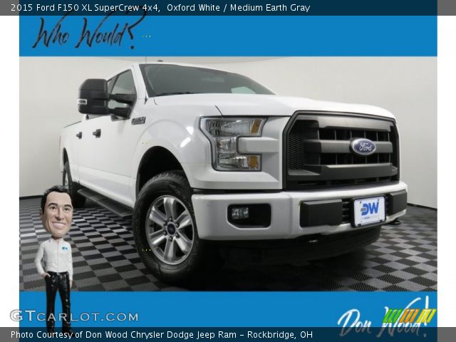 2015 Ford F150 XL SuperCrew 4x4 in Oxford White