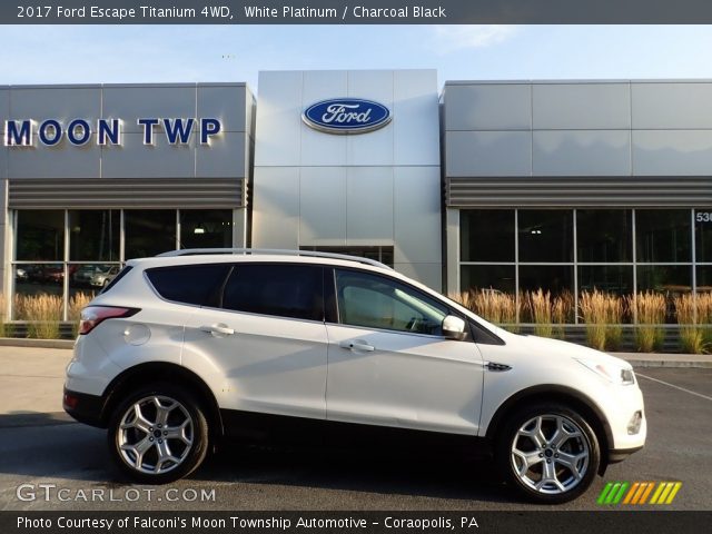 2017 Ford Escape Titanium 4WD in White Platinum