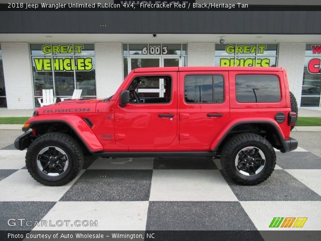 2018 Jeep Wrangler Unlimited Rubicon 4x4 in Firecracker Red