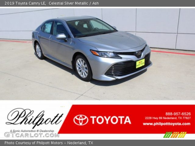 2019 Toyota Camry LE in Celestial Silver Metallic