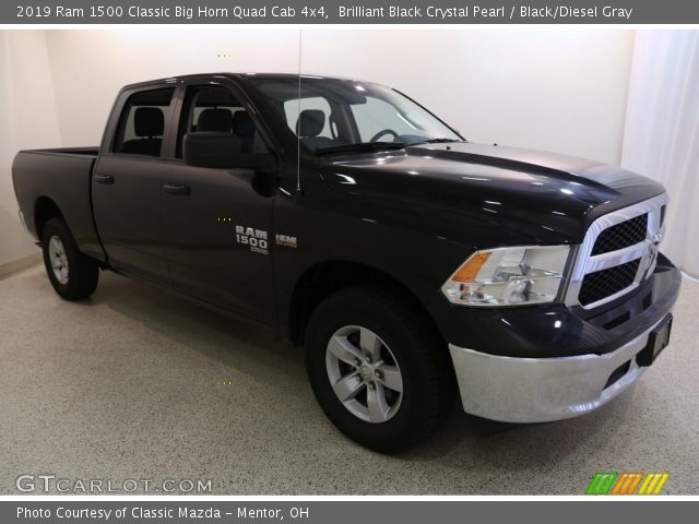 2019 Ram 1500 Classic Big Horn Quad Cab 4x4 in Brilliant Black Crystal Pearl