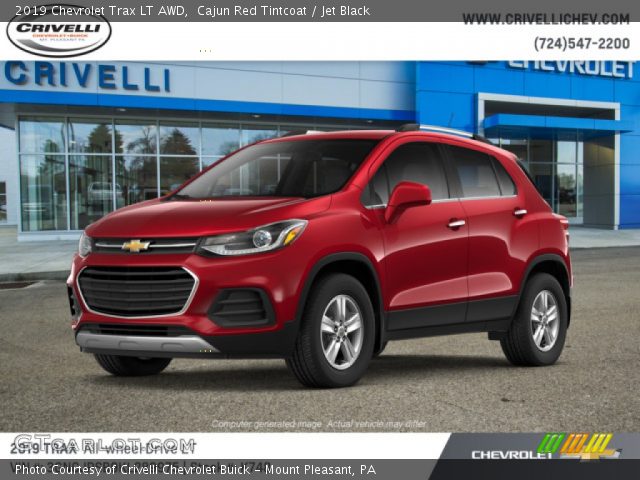 2019 Chevrolet Trax LT AWD in Cajun Red Tintcoat