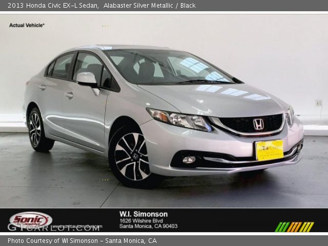 2013 Honda Civic EX-L Sedan in Alabaster Silver Metallic