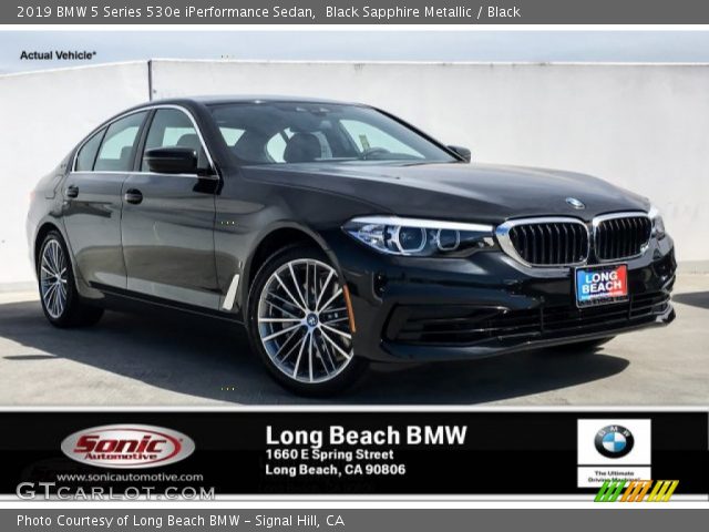 2019 BMW 5 Series 530e iPerformance Sedan in Black Sapphire Metallic