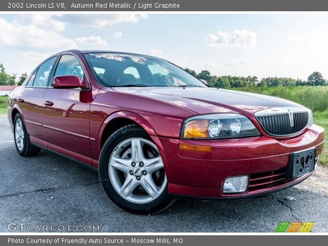 2002 Lincoln LS V8 in Autumn Red Metallic