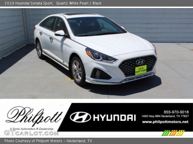 2019 Hyundai Sonata Sport in Quartz White Pearl