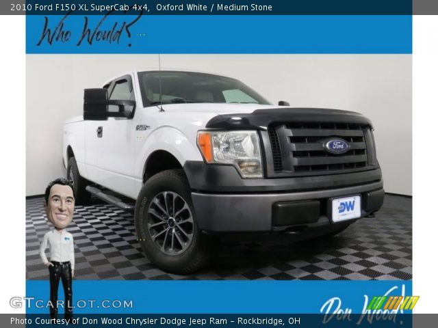 2010 Ford F150 XL SuperCab 4x4 in Oxford White