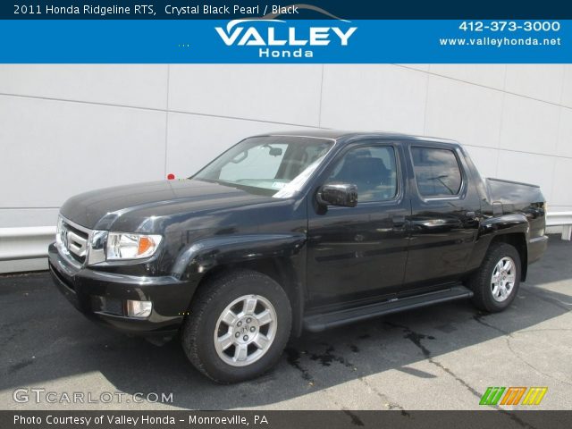 2011 Honda Ridgeline RTS in Crystal Black Pearl