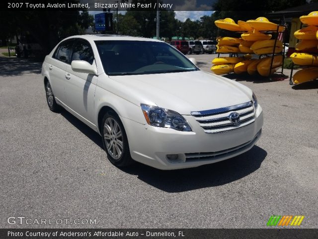 2007 Toyota Avalon Limited in Blizzard White Pearl