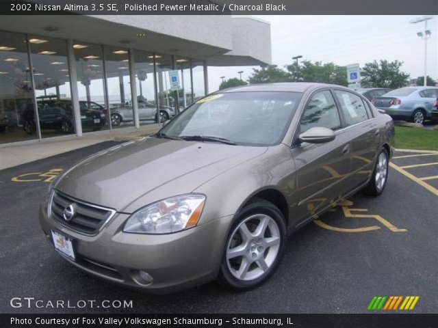2002 Nissan Altima 3.5 SE in Polished Pewter Metallic