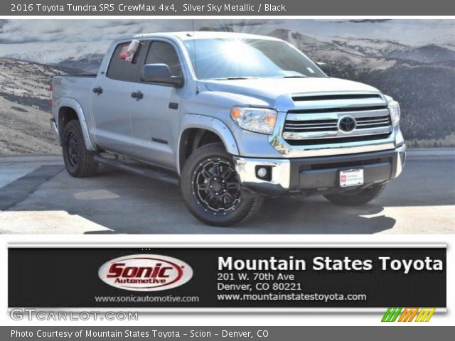 2016 Toyota Tundra SR5 CrewMax 4x4 in Silver Sky Metallic
