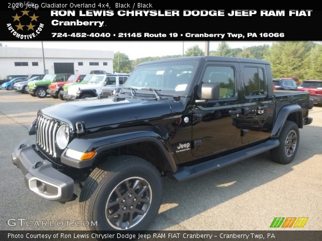 2020 Jeep Gladiator Overland 4x4 in Black