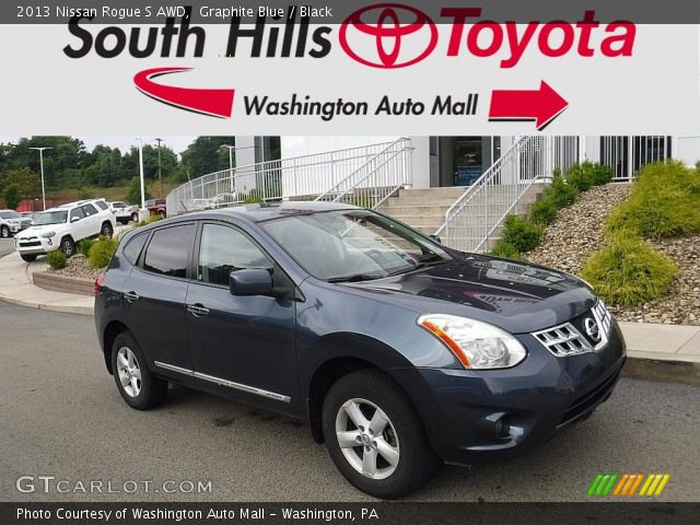 2013 Nissan Rogue S AWD in Graphite Blue