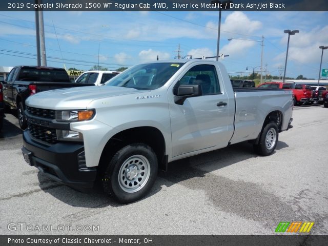 2019 Chevrolet Silverado 1500 WT Regular Cab 4WD in Silver Ice Metallic