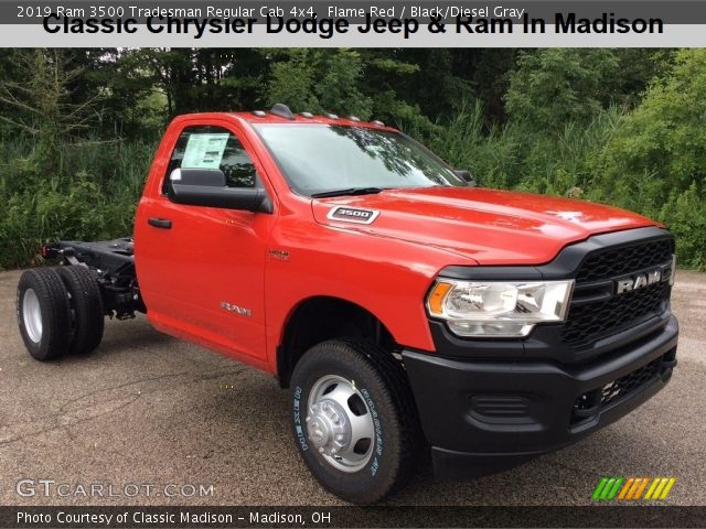 2019 Ram 3500 Tradesman Regular Cab 4x4 in Flame Red